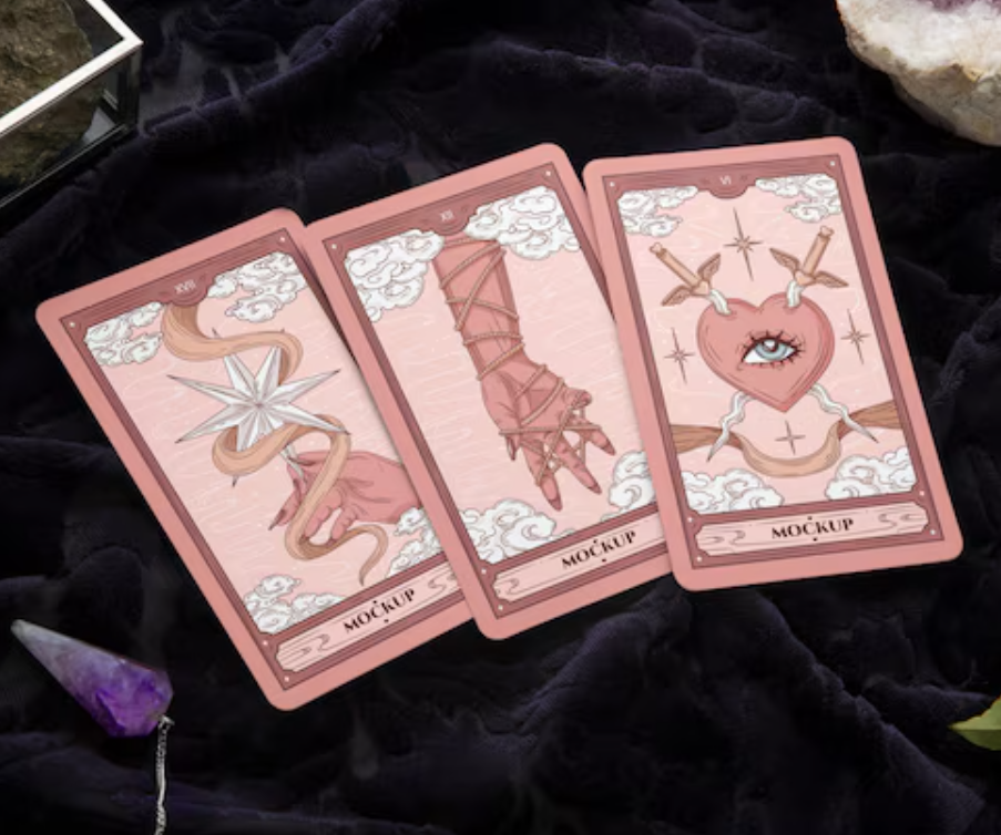 Imagem de uma carta de tarô